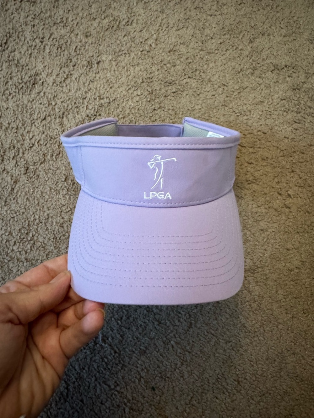 LPGA Lavender Golf Visor